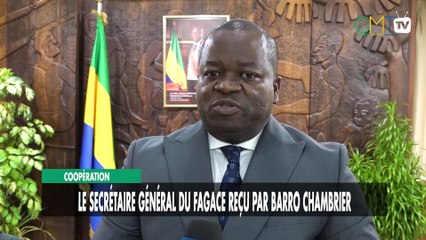 [#Reportage] Coopération : le Secrétaire général du Fagace reçu par Barro Chambrier