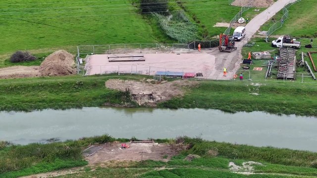 West Sussex village bridge replacement: Vital pedestrian route is closer to restoration as video footage shows progress on site