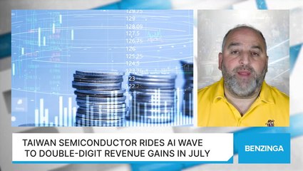 Taiwan Semiconductor Rides AI Wave To Double-Digit Revenue Gains in July