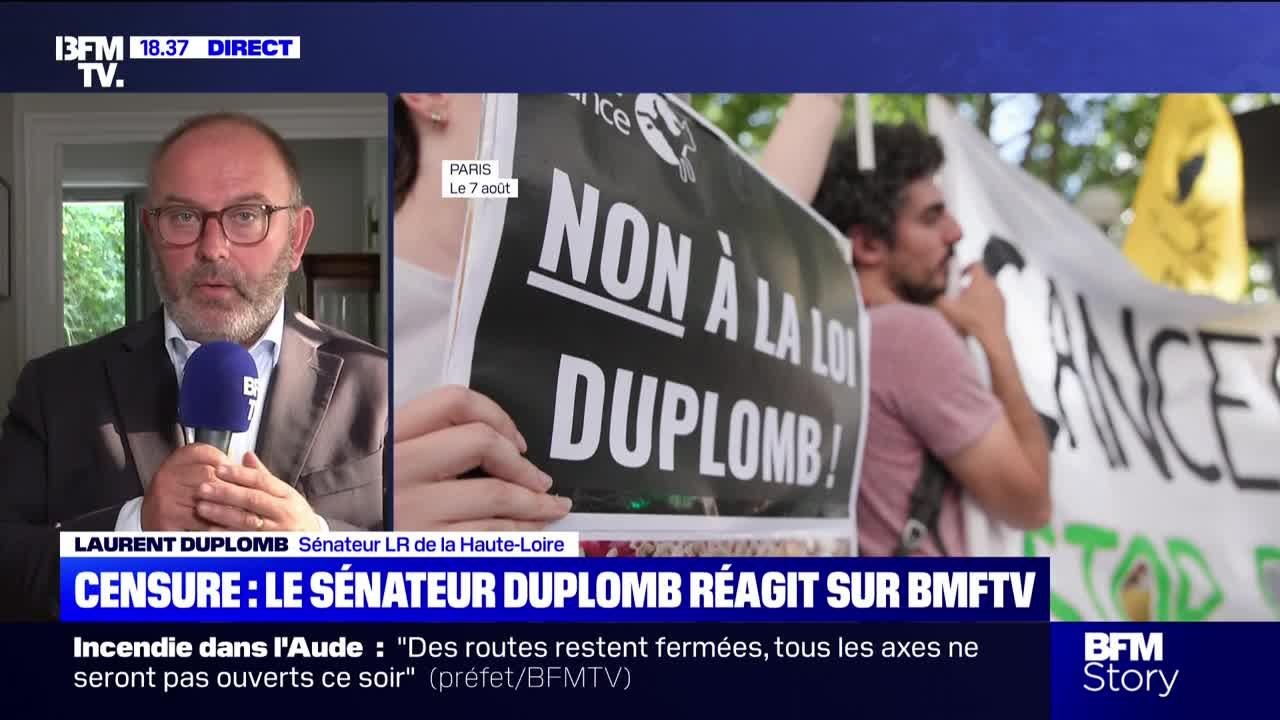 Story 2 : Censure, le sénateur Duplomb réagit sur BFMTV - 08/08