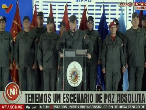 Vpdte. Sec. Padrino López: Aquí no operan bandas criminales ni existen carteles