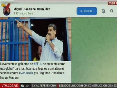 Pdte. de Cuba Díaz-Canel: EE. UU. se presenta como juez global para justificar sus ilegales medidas