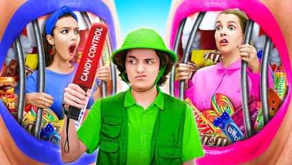 How to sneak food into the zoo? 🦁🍿 | Creative Hacks for Geniuses! One Colored Food Challenge by 123 GO