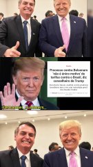 Donald Trump não aceita caça as bruxas contra Bolsonaro.  Tarifaço de Trump contra o Brasil CULPA DO LULA OU DE BOLSONARO .  Donald Trump impos tarifa de 50% sobre o Brasil que irá entrar em vigor já em 01 de agosto de 2025.  O desgoverno lula culpa Bolso