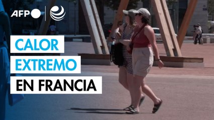 Francia sufre nueva ola de calor hasta 41 °C