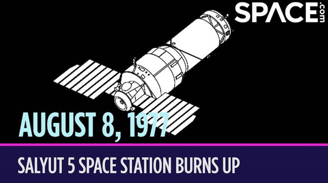 OTD In Space - August 8: Salyut 5 Space Station Burns Up In The Atmosphere