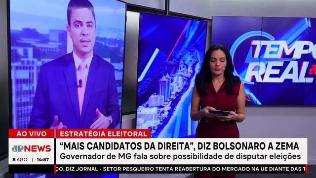 Eleições 2026: “Quanto mais candidatos da direita, melhor”, diz Bolsonaro |TEMPO REAL