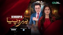 Behroopia Last Episode 32 - Faysal Quraishi - Madiha Imam - 8 Aug 2025