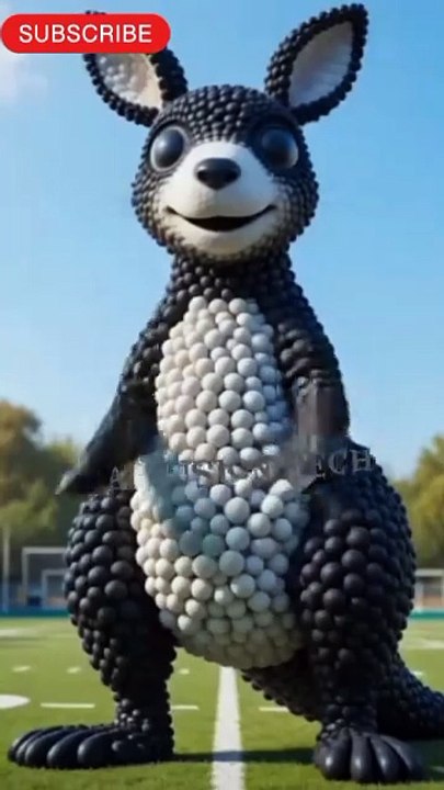 Bouncing Kangaroo with a Crazy Dancing Ball – Cutest Jump Ever! 🦘💃