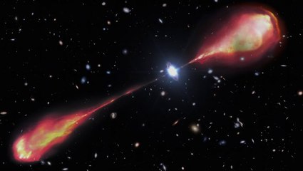 Largest Early Universe Radio Jet Discovered - At Least 200,000 Light-Years Wide