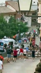 Un novillo se escapa en los encierros de Alcalá del Júcar