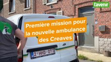 En route avec la première mission de l'ambulance Creaves en forêt d'Anlier !