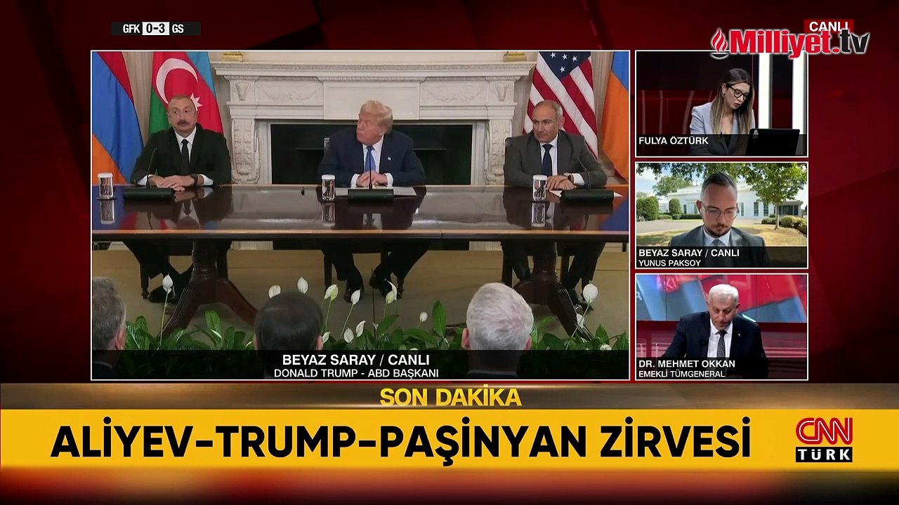 Beyaz Saray'da Aliyev-Paşinyan zirvesi! Üçlü mutabakat imzalandı