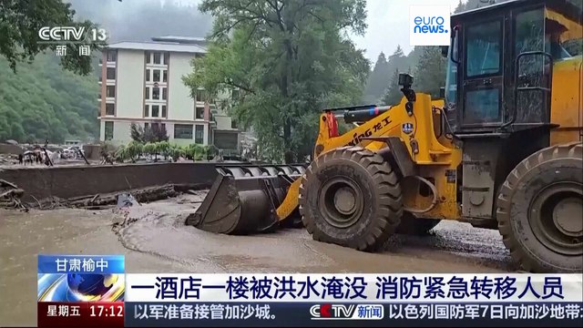 Al menos 10 muertos y 33 desaparecidos en las inundaciones repentinas del norte de China