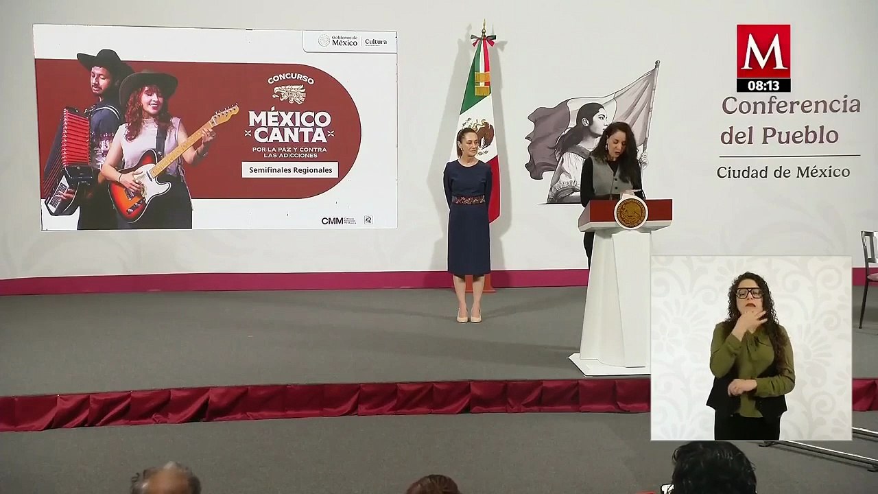 Claudia Curiel presenta a primeros clasificados mexicanos de 'México Canta'