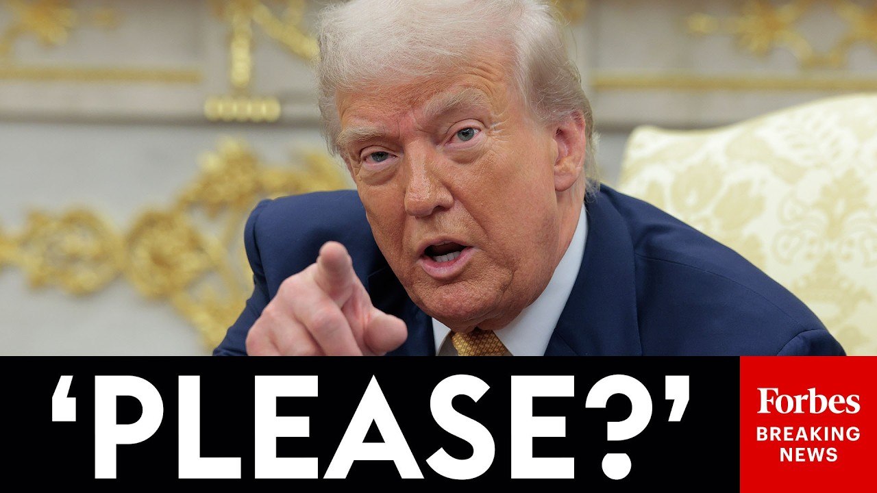 Trump Takes Multiple Questions From Reporters As U.S. Seeks Russia-Ukraine Peace Deal