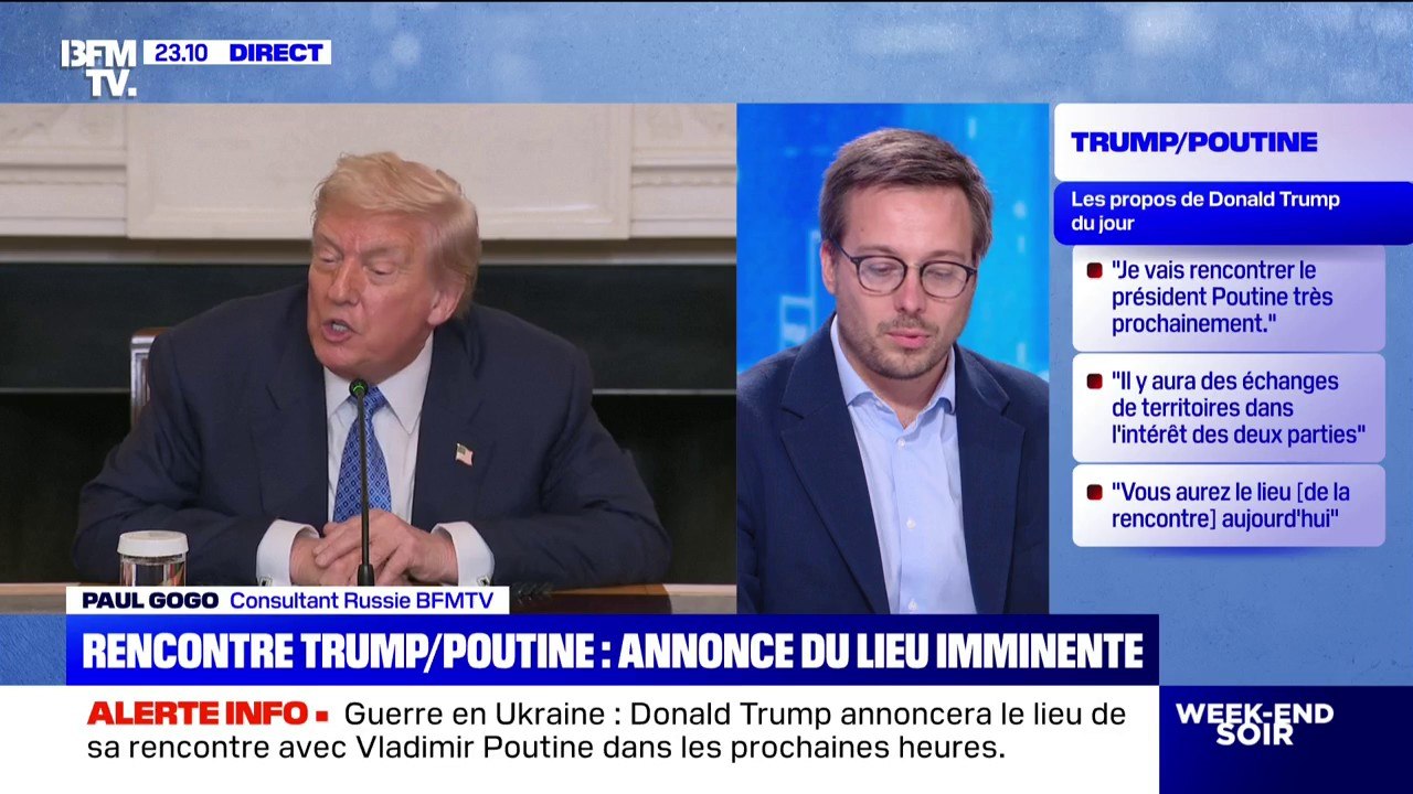 Rencontre entre Donald Trump et Vladimir Poutine: pour Paul Gogo, correspondant en Russie, ce sommet est vu comme "une victoire" pour le chef du Kremlin
