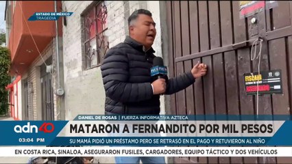 Fernandito fue torturado y asesinado por una deuda de mil pesos que su mamá no pudo pagar a tiempo