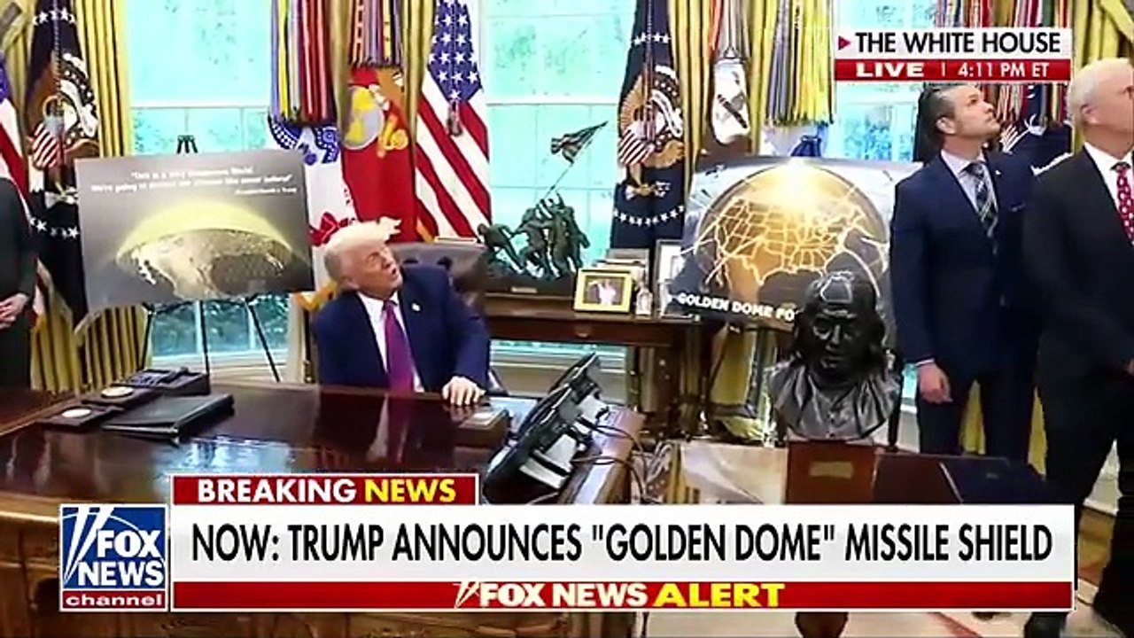 'GOLDEN DOME' TRUMP announces NEW missile shield for America