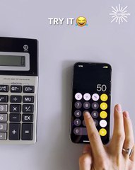 Handheld calculator vs phone calculator! 🤨🤔