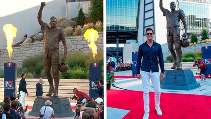 Patriots hacen homenaje a Tom Brady y develan estatua: "Es algo que nunca soñé"