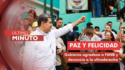Presidente Nicolás Maduro afirmó que la paz prevalecerá en Venezuela