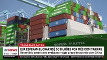Estados Unidos esperam lucrar R$ 50 bilhões por mês com tarifas