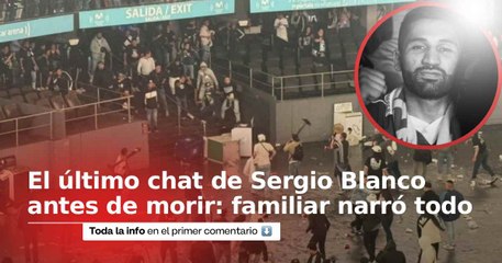 La última conversación de Sergio Blanco, el hincha de Santa Fe fallecido afuera del Movistar