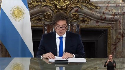 Las dos medidas que anunció Milei para "amurallar el déficit cero"