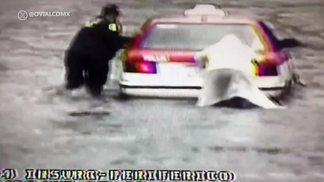 Videos | Granizada y fuertes lluvias dejan inundaciones en Coyoacán y Tlalpan -1