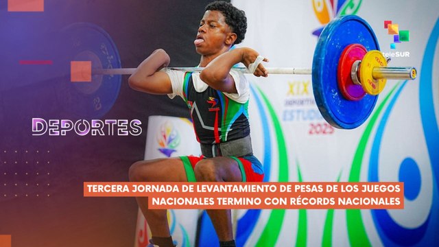 Juegos Nacionales Estudiantiles en Venezuela: La tercera jornada de levantamiento de pesas concluyò con records nacionales DEPORTES TE LO CUENTO 08-08-2025