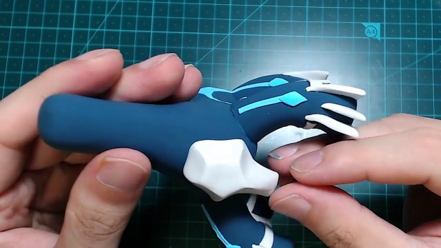 Pokémon Clay art - Dialga SteelDragon Legendary Pokémon