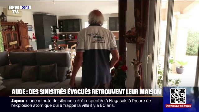 Aude: des sinistrés évacués à cause du feu retrouvent leur maison et constatent les dégâts