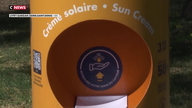 Livry-Gargan : des bornes de crème solaire gratuites