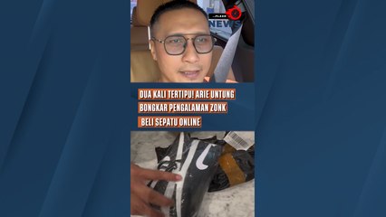 Dua Kali Tertipu! Arie Untung Bongkar Pengalaman Zonk Beli Sepatu Online