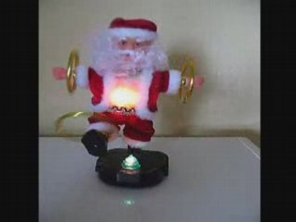 père noël automate acrobate cirque