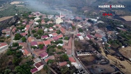 Çanakkale'deki orman yangını büyüdü! 5 köy boşaltıldı