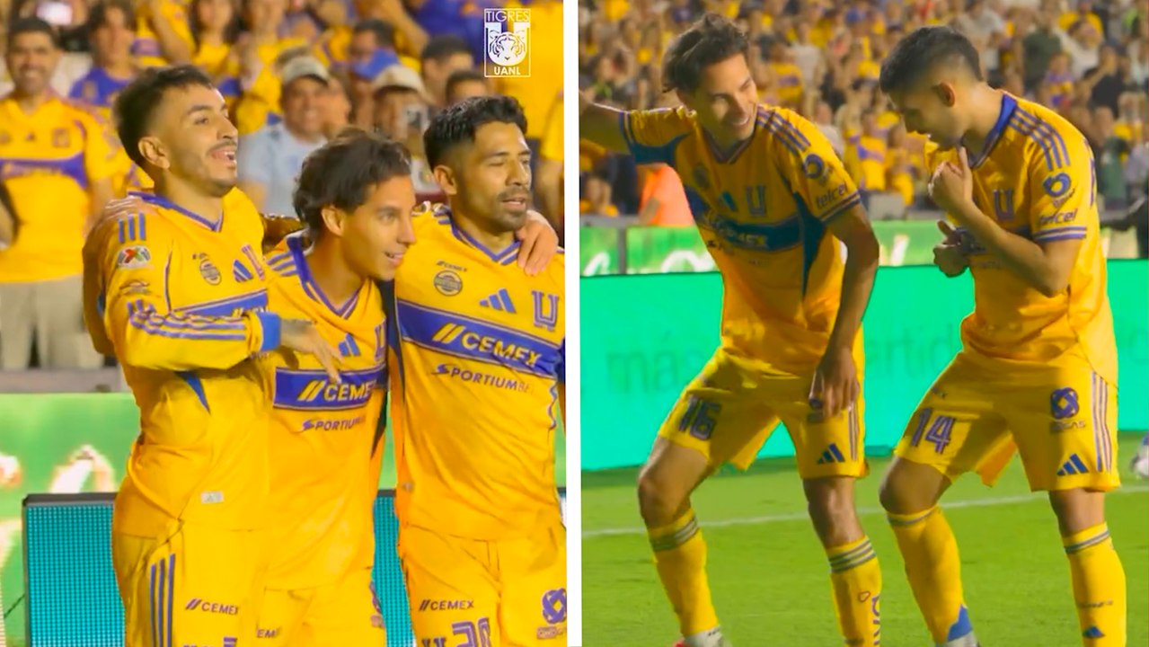 Tigres golea a Puebla con 7 goles en el regreso a Liga MX y los humilla con jugadas de Gignac, Lainez y más