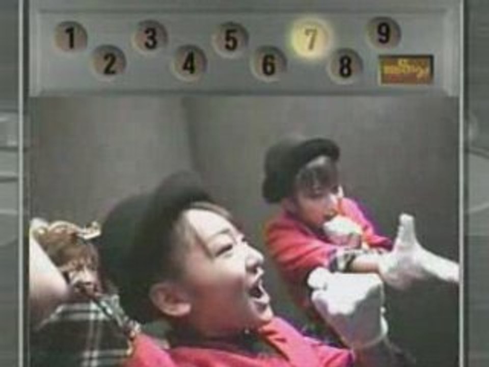 gackt émission tv - Elevator with Morning Musume