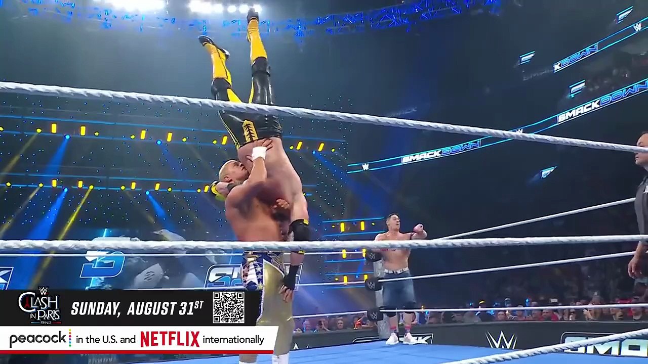 WWE SMACKDAWN 8 AUGUEST 2025 CODY RHODES & JOHN CENA VS DREW MCYNTYRE & LOGON PAUL FULL MATCH