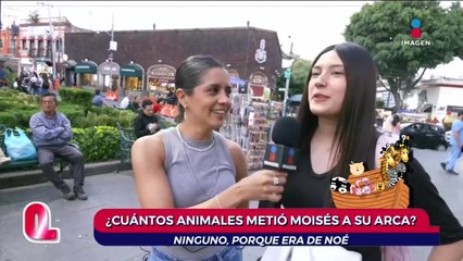 ¿Cuántos animales metió Moisés a su arca? Preguntas capciosas con Ale Ruiso