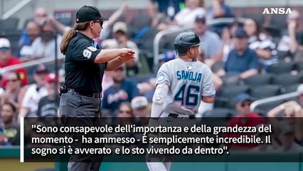 Cade tabu' nel baseball, prima donna arbitro nella Major League