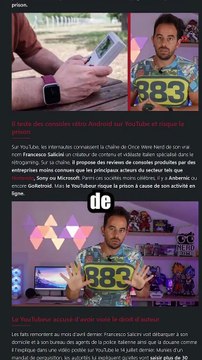 Un influenceur en prison pour avoir parle de console de jeux Retro Gaming