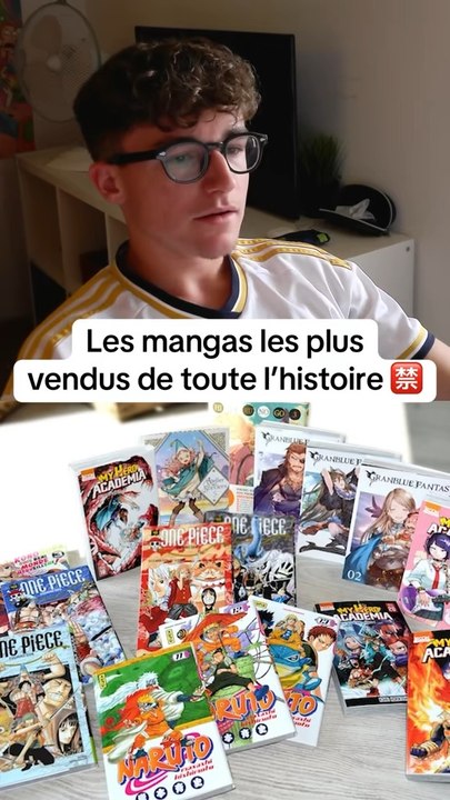 Les mangas les plus vendus au monde #manga #mangas #classement