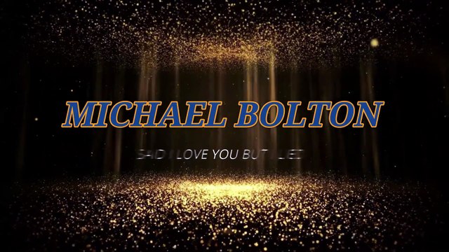 Michael Bolton - Said i loved you but i lied (KARAOKE)