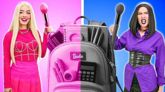 Rendre l'école amusante avec Barbie ! Les meilleures idées sombres et roses 🖤💖 par 123 GO! Genius