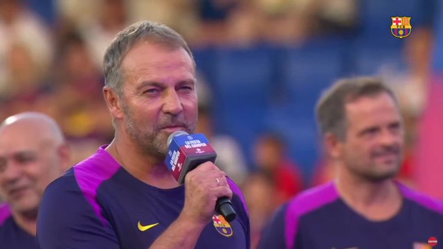 El discurso de Flick, en español, en la presentación del Gamper