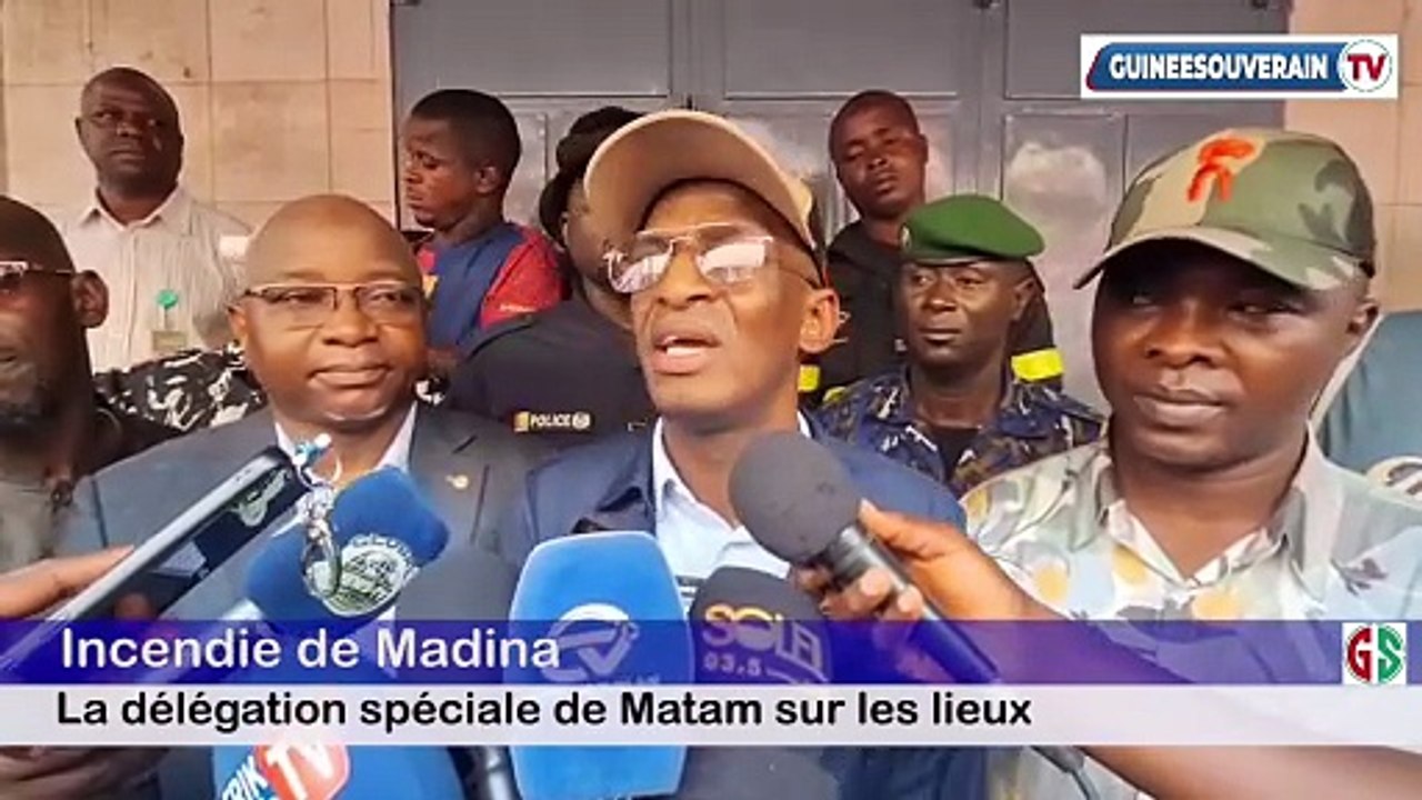 Incendie survenu à Madina