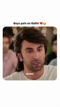 Pov : when your crush ties you rakhi 😂 #Rakhi #Animal #Rakshabandhan #Movies #Glamsham [Rakshabandhan, Rakhi, Movies, Glamsham, festival]