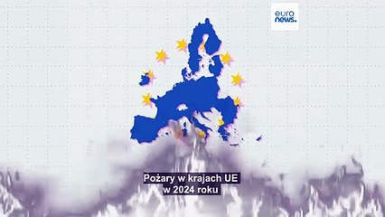 Pożary w krajach Unii Europejskiej w 2024 roku